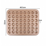 48 auguga mini &uuml;mmargune muffinivorm, koogivorm, mittekleepuvad k&uuml;psetusn&otilde;ud, s&uuml;sinikterasest ahjuplaadid, kondiitrit&ouml;&ouml;riist, k&ouml;&ouml;gi k&uuml;psetusn&otilde;ud must