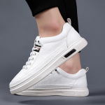 Meeste kingad 2024. aasta kevad- ja s&uuml;gisstiil, uus trend, mitmek&uuml;lgsed meeste vabaajajalatsid lauajalatsid Nahk pehme tald hingav nahk 39