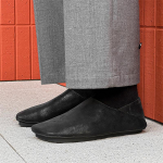 Tumedad retro nahast &uuml;ksikud kingad paar suur pea vabaajajalatsid &uuml;he pedaaliga laisad kingad 14712-24712-J 40 must