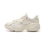 Li Ning Honey Series Pehme Talla Paksuse Talla Leivakujulised Kingad Naiste Tennised Helebeež AGCU246-1 38⅓ white