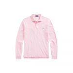 Polo Ralph Lauren Ss22 &Uuml;hev&auml;rviline logoga tikitud pikkade varrukatega polos&auml;rk Meeste pealisr&otilde;ivad Roosa 16821849-650 S