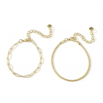 S&auml;delev Gypsophila k&auml;ev&otilde;ru kaheosaline naiste k&uuml;lma tuulega t&auml;iustatud ni&scaron;ikujundusega virnastatud topeltk&auml;ev&otilde;ru ehted