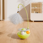 Lemmikloomade trummel sulgede &otilde;rritav kassipulk kassikarussell kassim&uuml;ndi eemaldatav kassim&auml;nguasi kollane