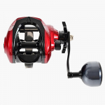 Uus 12 kg pidurdusj&otilde;uga baitcasting-rull laia korpusega veetilgakujuline ratas suure mahutavusega plahvatuskindel tamiil &uuml;he kl&otilde;psuga l&auml;htestamine kalastuspoolid 5&Left Hand punane