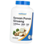 Korea žen&scaron;enni ekstrakt, Korean Panax Ginseng 1000, Nutricost 240kaps (71647051) 240caps