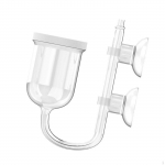 Glass CO2 Diffuser U Shaped Professional Built in Bubble Counter Accessories with Suction Cups Dia