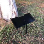 Grave Marker Stand Cemetery Plaque Holder Decoration Easy Installation to Use Heavy 21cmx10.5cmx20cm