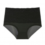 Naiste p&uuml;ksikud K&otilde;rge elastsusega Hingavad Pehmed P&uuml;ksikud K&otilde;rge v&ouml;&ouml;kohaga &Uuml;hev&auml;rvilised Tikandiga Pitsiga &Uuml;hendatud Pluss Suuruses Aluspesu M