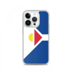 Coque T&eacute;lephone Drapeau Saint-Martin (Antillid fran&ccedil;aises) - iPhone 14 Pro