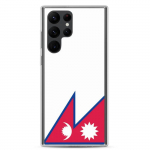 Coque T&eacute;l&eacute;phone Drapeau du N&eacute;pal Samsung Galaxy S22 Ultra