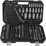 Professionaalne 216-osaline t&ouml;&ouml;riistakomplekt, professionaalne mehaaniku t&ouml;&ouml;riistakomplekt ja padrunv&otilde;tmete komplekt hoiukastiga, meeterm&otilde;&otilde;dustik ja SAE