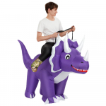 Lilla kolmekandilise dinosaurusena t&auml;ispuhutav kost&uuml;&uuml;m, t&auml;iskasvanutele 150-190cm lilla