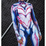 3D digitaaltr&uuml;kk Lavakost&uuml;&uuml;mid T&auml;iskasvanutele Halloweeni &Uuml;ritused Karnevali Teemapidu Cosplay Riietus M&auml;ngimine Jumpsuit Adults S