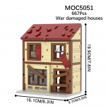 S&otilde;jaline seeria MOC klots Moodne s&otilde;japidamine II maailmas&otilde;da Kindlustused Tegevusfiguur S&otilde;jad Mudel Ehitusklotsid Laste M&auml;nguasjad Lastele Kingitus