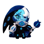 25cm Cookie Run Kingdom kaisuloom M&auml;ngutegelased Anime Multikas T&auml;idisnukk Shadow Milk Cookie kaisuloom Tooted Pehme m&auml;nguasjalugu Kingitus blue