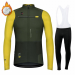 2025 Uus Gobikful - Meeste Jalgrattariiete Komplekt, Termiline Villane Pikk Villane Komplekt ja Pikad P&uuml;ksid V&auml;litingimustes M&auml;girattas&otilde;iduks 3XL