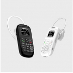 L8STAR BM70 mini mobiiltelefon Bluetooth-peakomplekti helistaja stereo mini-peakomplekt taskutelefon(Must)