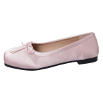 Mood Klassikalised Naiste Ruudukujulise Ninaga Moekad Mugavad Lihtsad Lipsuga Balleriinad Elegantsed Lipsuga Kaunistatud P&otilde;histiilis Zapatillas 35 roosa