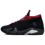 Air Jordan 14 Retro Low Red Lipstick Naiste Tossud Must Metallik-H&otilde;bedane Gym-Punane DH4121-006 35.5