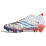 adidas Predator Edge.1 FG Al Rihla kollektsioon - Valged Meeste tossud Pilvevalge P&auml;ikesekollane J&otilde;uline Sinine GW1028 44⅔