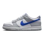 Nike Dunk Low GS Wolf Grey Royal Laste tossud Game-Royal White FN3878-001 36.5