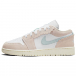 Air Jordan 1 Low SE GS Siksak-&auml;&auml;rega Laste tossud Roosa Guava-Ice Jade-Ice DZ5356-800 39