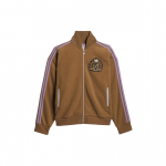 Adidas X Blondey Boucle Treeningjakk Earth/Magic Lilac Unisex &Uuml;leriided Pruun IK9615 XS