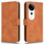 For vivo S19 Pro 5G/V40 5G Case Full Protection Leather Wallet Stand Anti-Fall Phone Cover Black