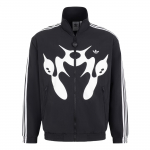 Adidas Originals X Offgod Moodne Mitmek&uuml;lgne Mugav Nahas&otilde;bralik Jakk Meeste Jakk Must KA2283 S