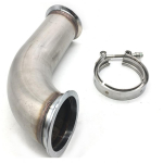 3 90 kraadine Garrett V-riba klambriga toru l&uuml;hike ots 6 universaalne downpipe