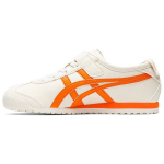 Onitsuka Tiger Mexico 66 Nahast Retro Jooksukingad Madalad Vabaajajalatsid Lastele Laste tossud Valge Oranž 1184A049-100 33.5