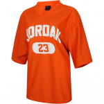 Jordan Mesh AS W J BRK SS Mesh S&auml;rk V-kaelus Mood Pehme Mitmek&uuml;lgne L&uuml;hikeste varrukatega T-s&auml;rk Naiste topid HQ9223805 L