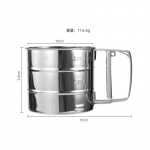 Roostevabast terasest &uuml;lipeen jahus&otilde;el k&auml;epidemega &ndash; ideaalne suhkru, jahu ja nuudlite s&otilde;elumiseks k&uuml;psetamiseks ja magustoitudeks