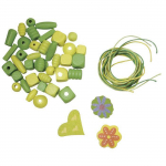 Perle en bois Vert Cocktail 50 g roheline