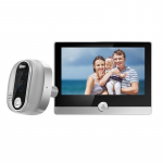 4,3-tolline piiluaugu visuaalne sisetelefon uksekell nutikas infrapuna video sisetelefon uksekaamerad majapidamise digitaalne WiFi video uksekell No memory card