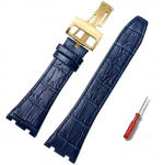 Audemars Piguet AP15400 15703 15500 Royal Oak seeria meeste nahast kellarihm Topelt n&otilde;gusa liidesega kellarihm meestele 26mm 26mm