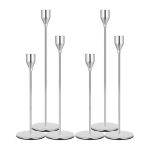 3/6 tk/komplekt Vintage k&otilde;rge metallist k&uuml;&uuml;nlajalg Samba koonusk&uuml;&uuml;nla hoidja Kodu elutuba J&otilde;ulud Pulmapidu K&uuml;&uuml;nlajalg S&ouml;&ouml;gilaua keskosa 6pcs