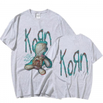 Korn Issues Rock Band Music Album T-s&auml;rk Meeste Vintage Metal Gothic Suurem&otilde;&otilde;tmeline T-s&auml;rk T&auml;navar&otilde;ivad Suvised l&uuml;hikeste varrukatega T-s&auml;rgid 4XL