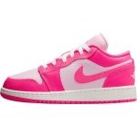Air Jordan 1 Low GS Valentinip&auml;eva Laste tossud Roosa Roosa-Foam Hyper-Roosa 553560-661 38.5