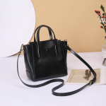 Uus nahast k&auml;eshoitav enimm&uuml;&uuml;dud &uuml;lakeha- v&otilde;i diagonaalkott Suure mahutavusega mitmek&uuml;lgne kott Disaineri luksuskott 25*10*21 must