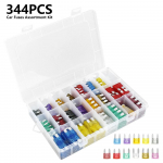 344 tk auto kaitsme laba kaitsmete komplekt Auto veoauto standardne mini tera, 2/3/5/7,5/10/15/20/25/30/35/40A kaitsme auto lisatarvikud