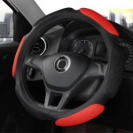 3D Creative auto rooliratta kate flokeeriv riie, libisemisvastane rooliratta punutise l&auml;bim&otilde;&otilde;t 38cm universaalsed autotarvikud