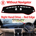 Armatuurlaua kate BMW 3. seeriale E90 E91 E92 E93 2006-2011 Auto armatuurlaua kate Armatuurlaua matt Armatuurlaua katepadi Vaip Armatuurlaua matt UV-vastased matid