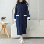 Naiste s&uuml;gis- ja talvine pilveveluurist rev&auml;&auml;riga paari &ouml;&ouml;s&auml;rk, mida saab kanda koduriietena, mugav soe pidžaama, hommikumantel XL