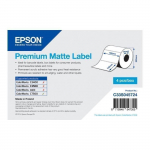 Epson Premium Mat adh&eacute;sif permanent en acrylique 102 x 152 mm 3200 &eacute;tiquette(s) (4 rouleau(x) x 800) &Eacute;tiquettes en forme&hellip;