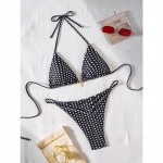 Uus Naiste Paeltega Bikiinid Ujumisriided Esmaklassiline Ujumisriietus Seksikas Rannakost&uuml;&uuml;m Suvine Mood L