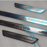 for Volkswagen ID.4 crozz VW ID4  Door Sill Scuff Plate Kick Guard Pedal Threshold Step Protector Stainless h&otilde;be