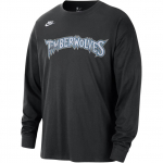 Nike Minnesota Essentials NBA pikkade varrukatega &uuml;mmarguse kaelusega lahtine T-s&auml;rk meestele topsid IB4237-010 M
