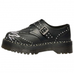 dr. Martens Monk Quad Solar Flare Nahast Vabaajajalatsid Unisex Jalan&otilde;ud Must 41811001 36