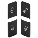 Door unlock and lock button stickers for Mercedes Benz old C-Class W204, old E-Class W212, etc must